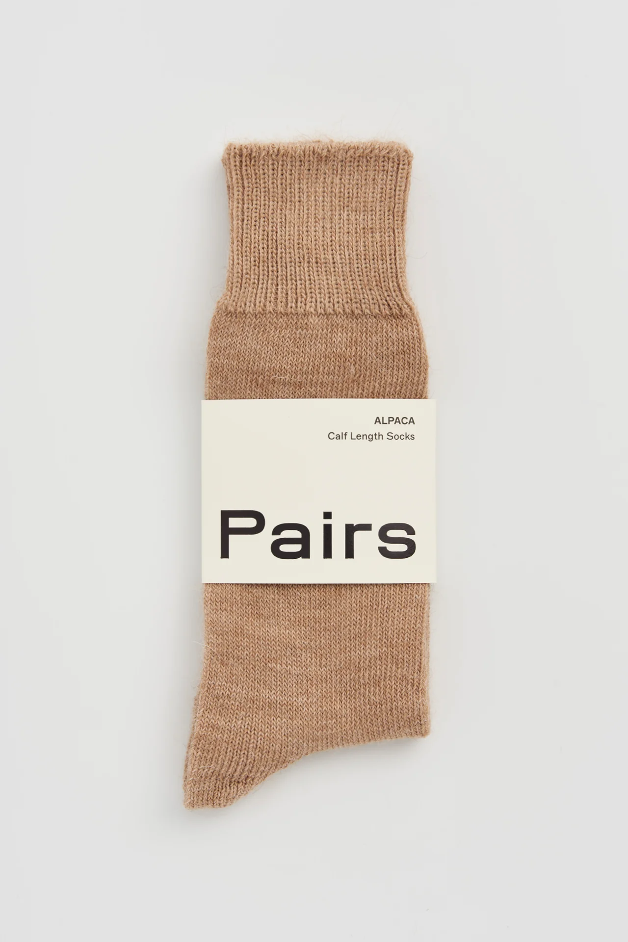 Biscuit Beige Alpaca Socks - Image 4