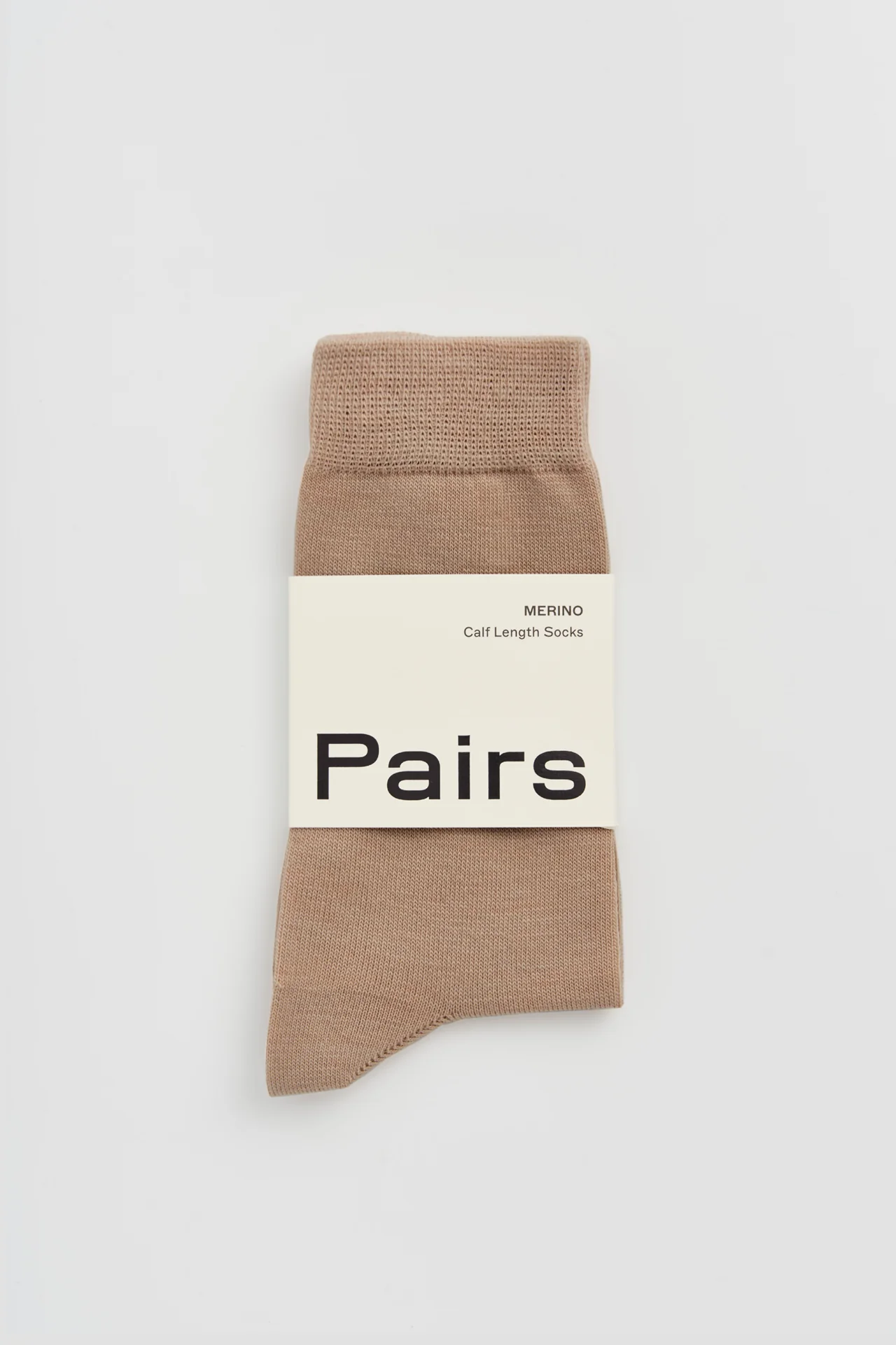 Biscuit Beige Merino Socks - Image 3