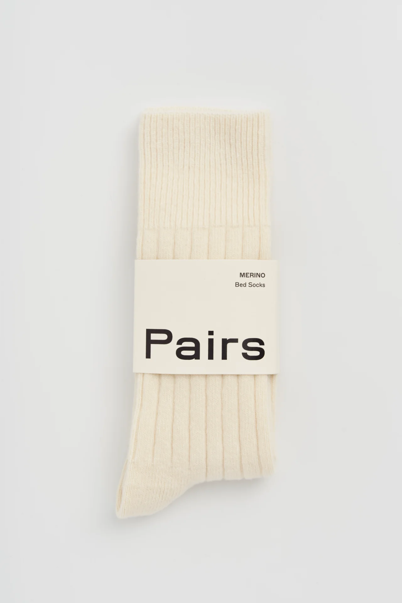 Clotted Cream Merino Bed Socks - Image 4