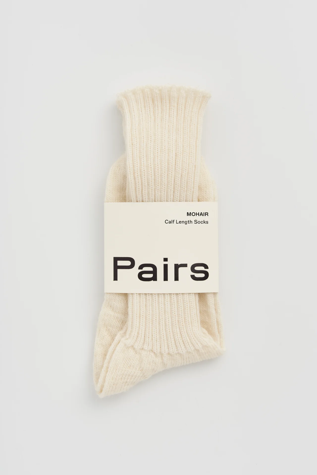 Clotted Cream Mohair Socks - Image 5