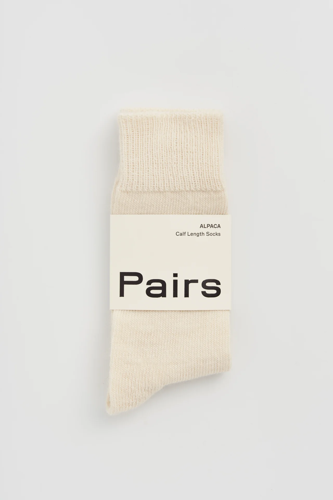 Clotted Cream Alpaca Socks - Image 3