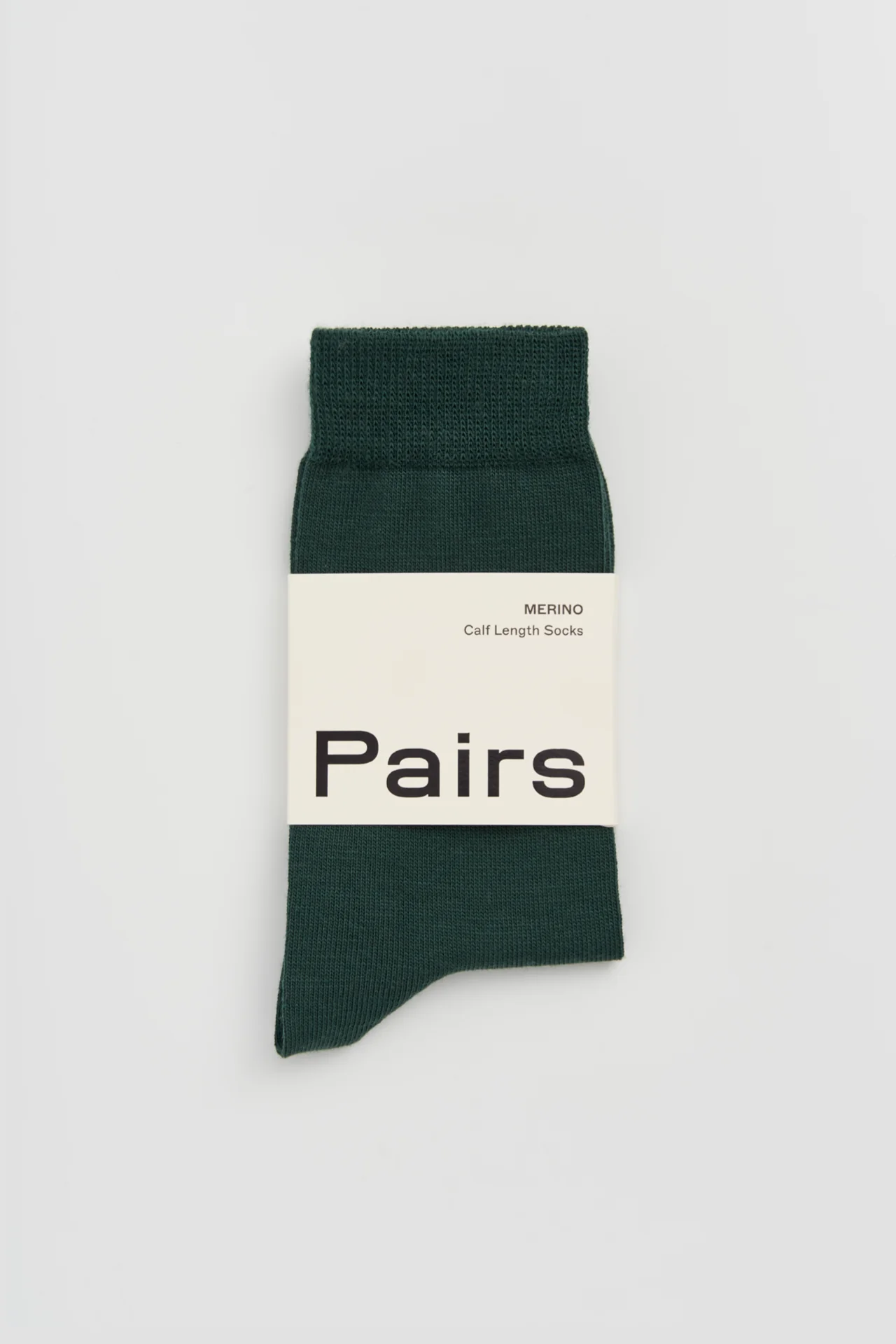 Deep Forest Green Merino Socks - Image 3
