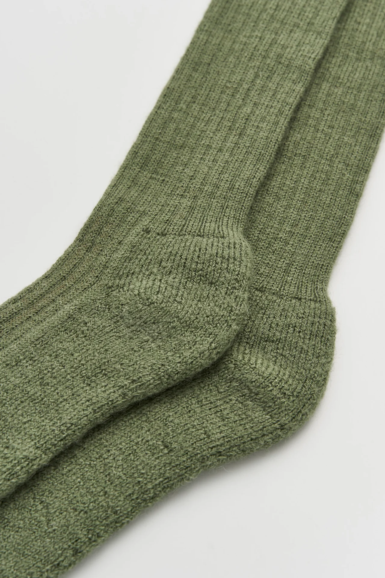 Glen Green Wool Knee High Socks - Image 3
