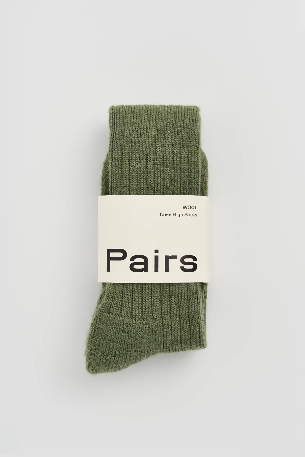 Glen Green Wool Knee High Socks - Image 4