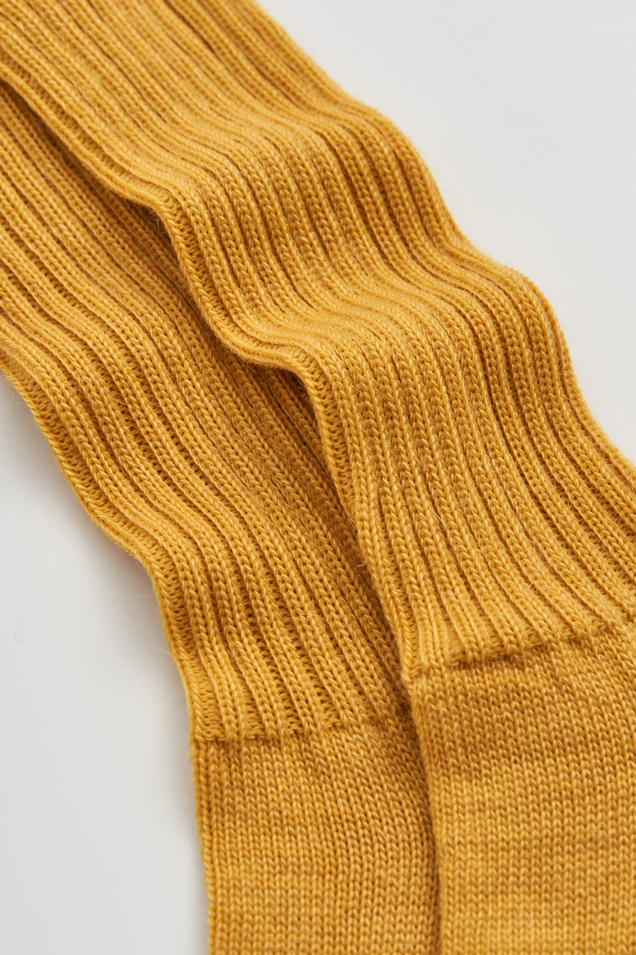 Golden Yellow Mohair Socks - Image 3