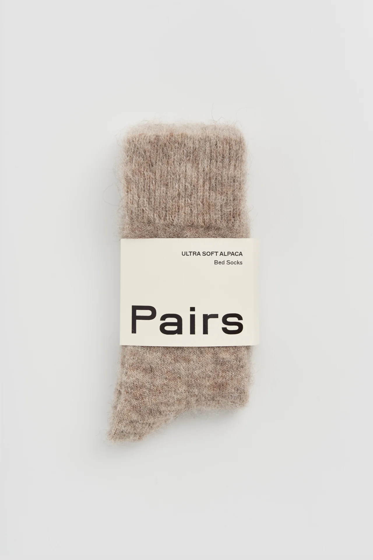 Hare Grey Ultra Soft Alpaca Bed Socks - Image 3