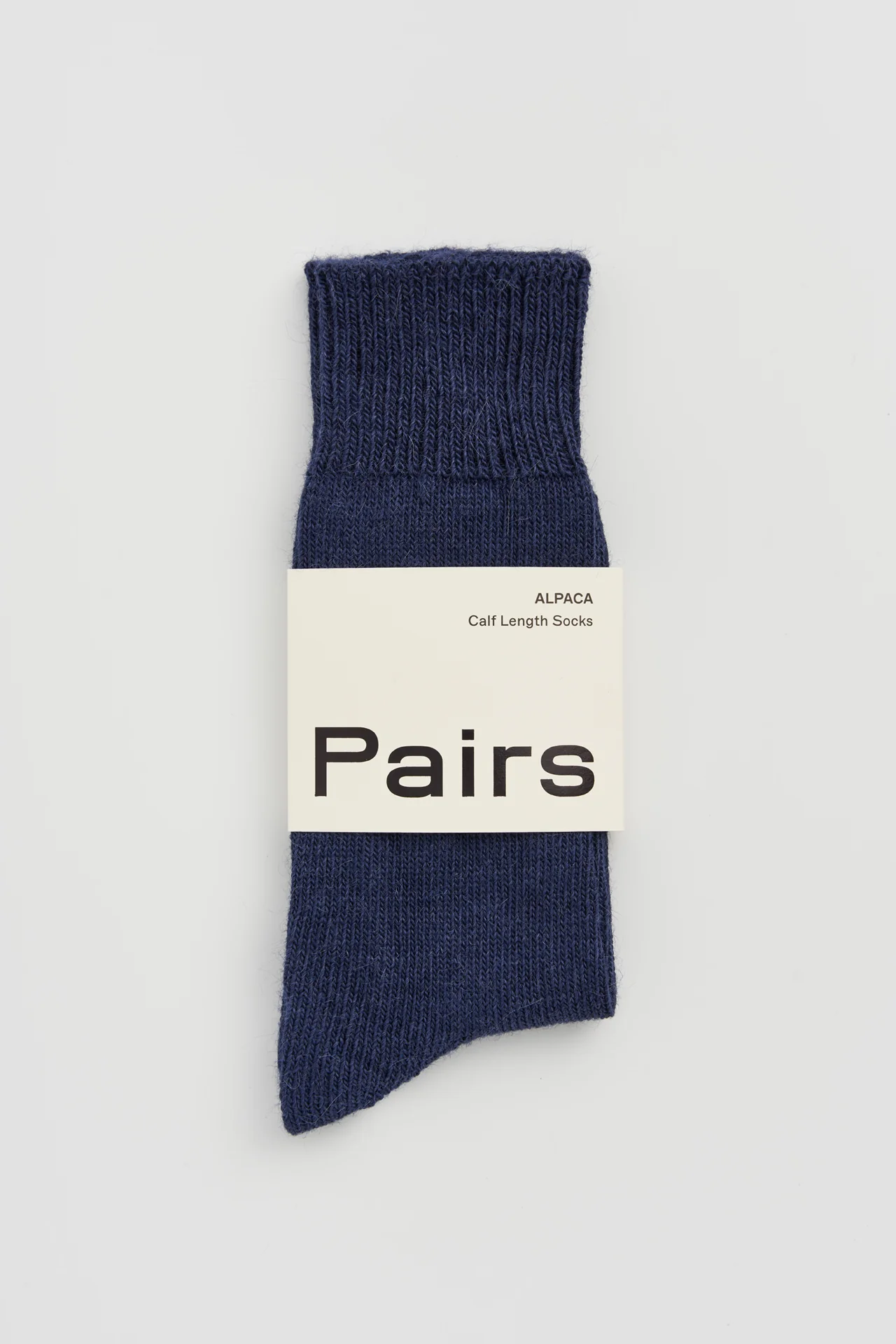 Inky Blue Alpaca Socks - Image 4