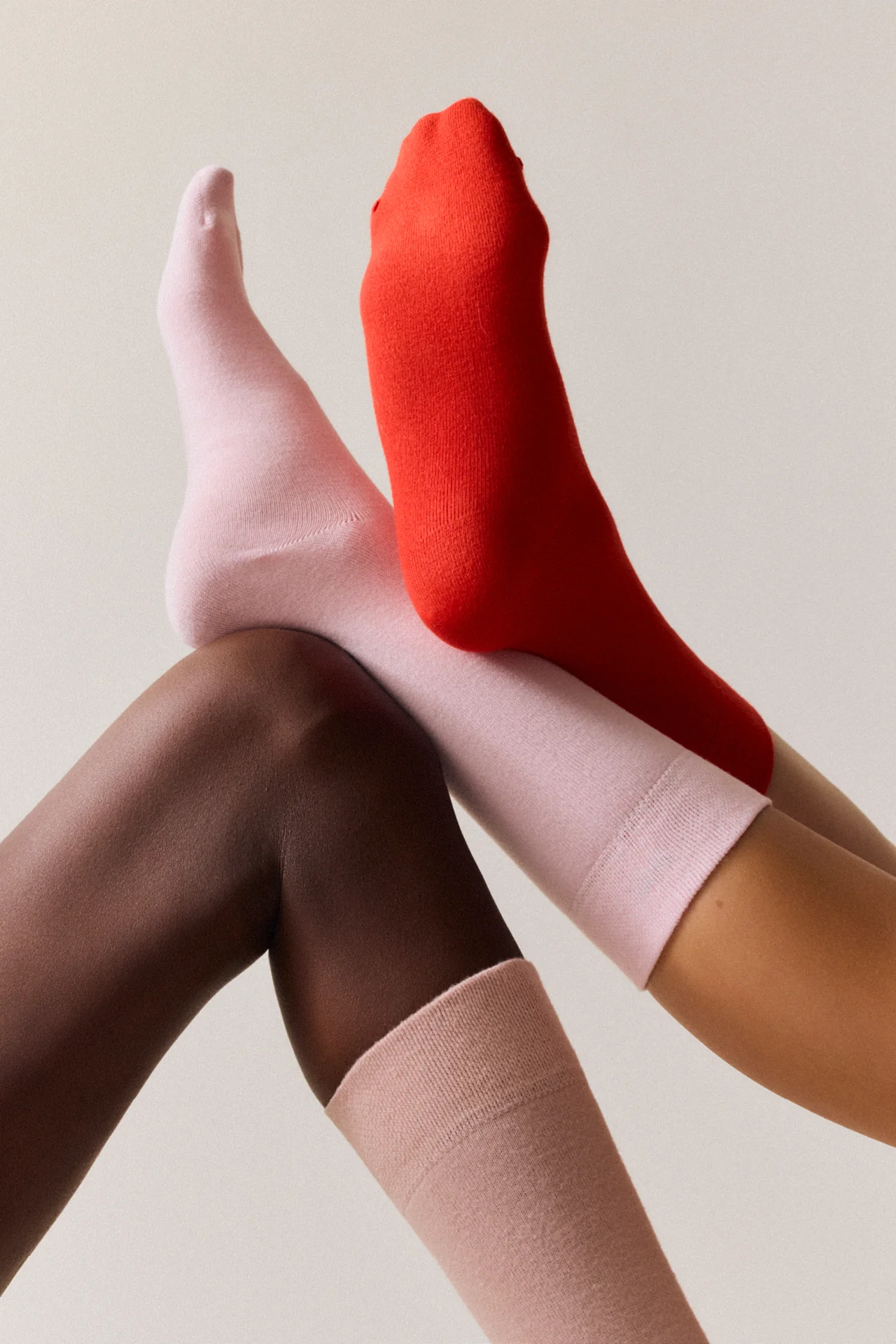 Marshmallow Pink Bamboo Socks - Image 3