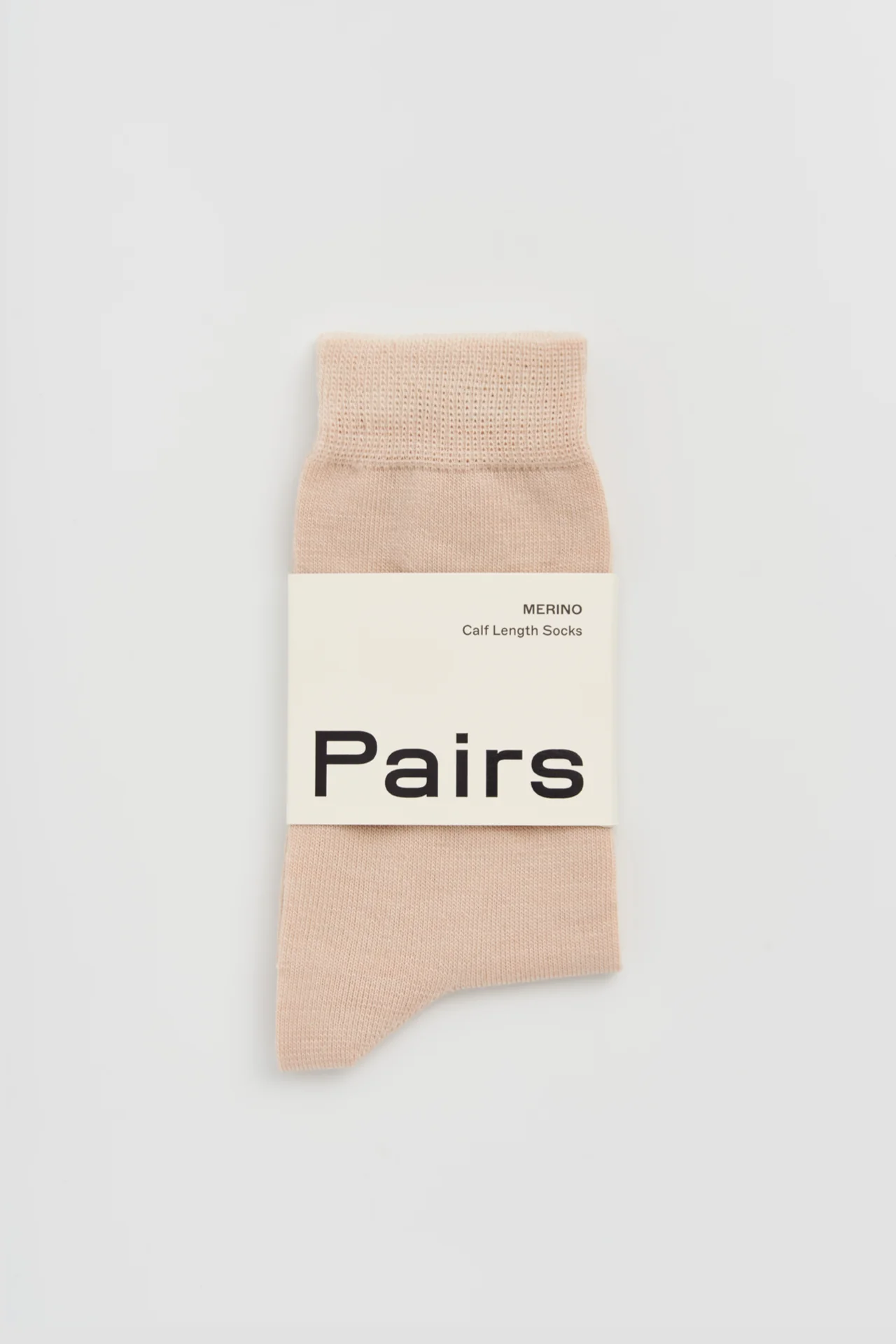 Milky Tea Beige Merino Socks - Image 3
