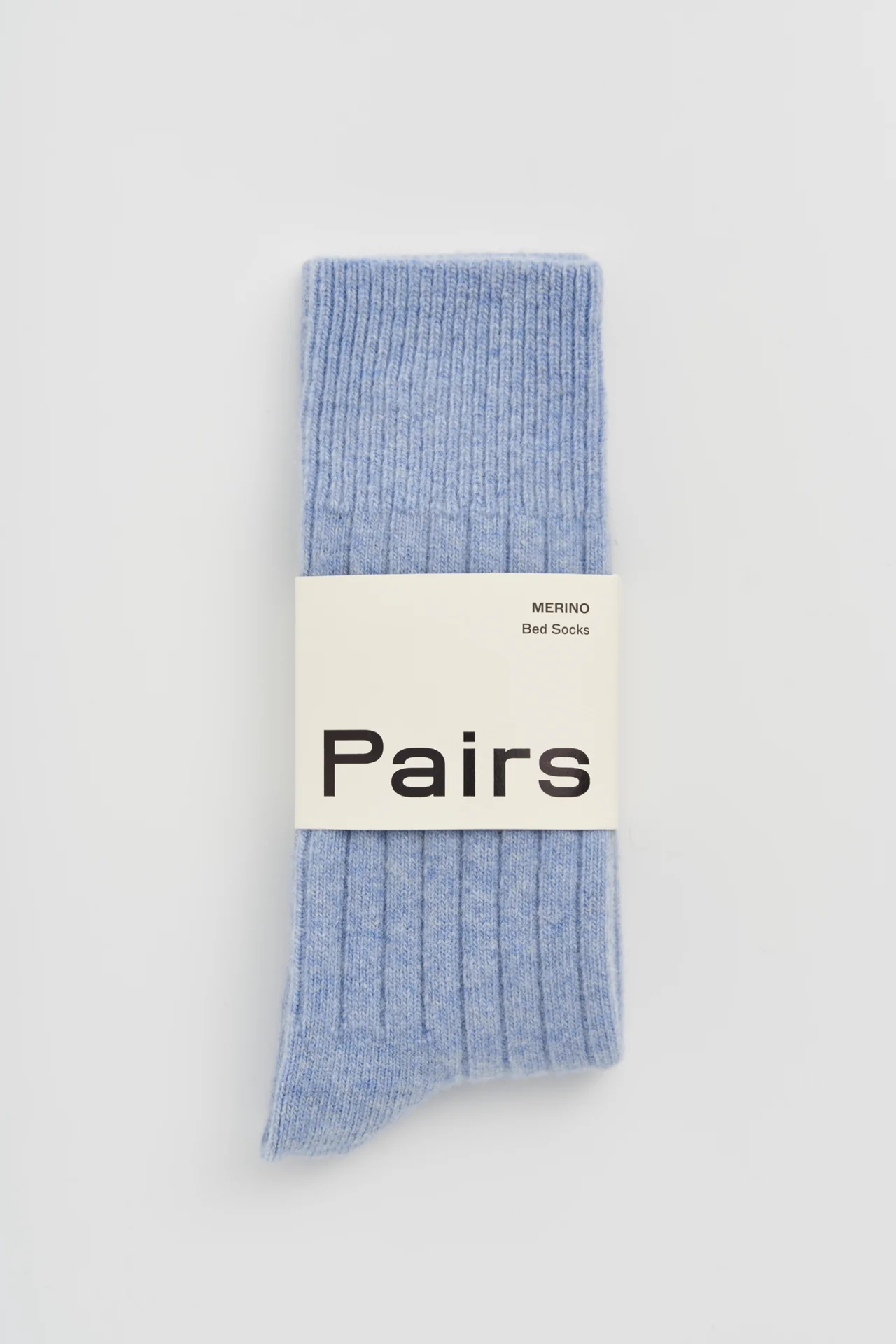 Morning Blue Merino Bed Socks - Image 4