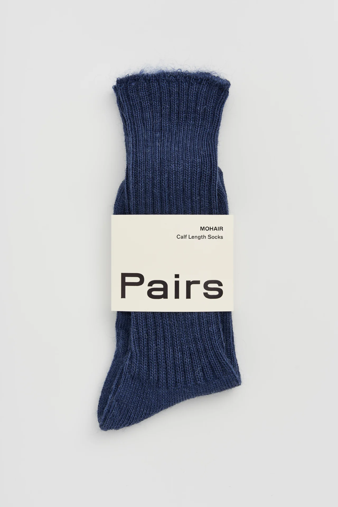 Inky Blue Mohair Socks - Image 3
