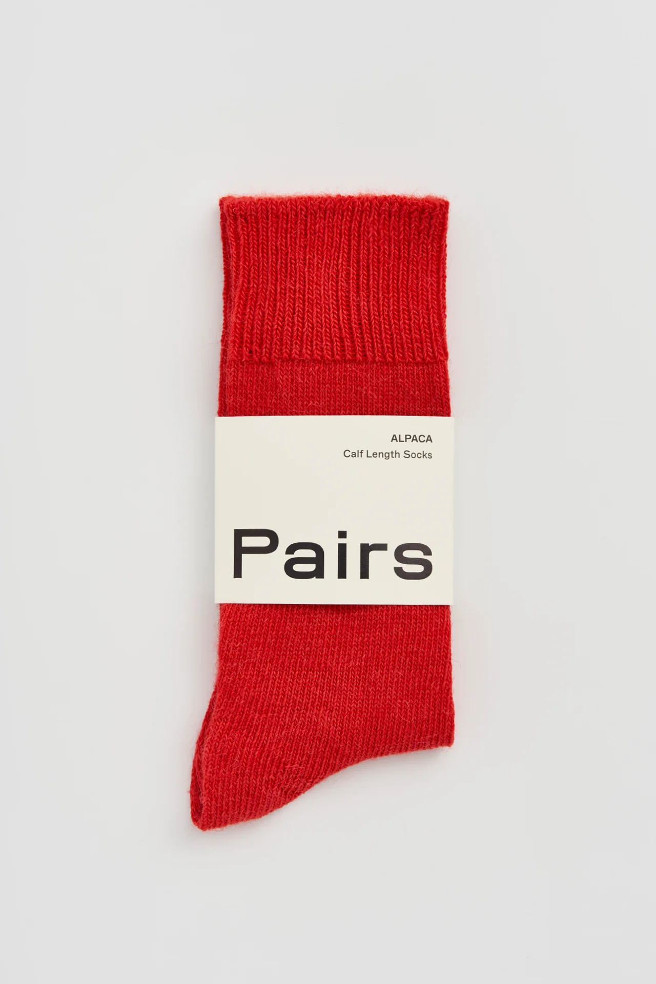 Postbox Red Alpaca Socks - Image 3