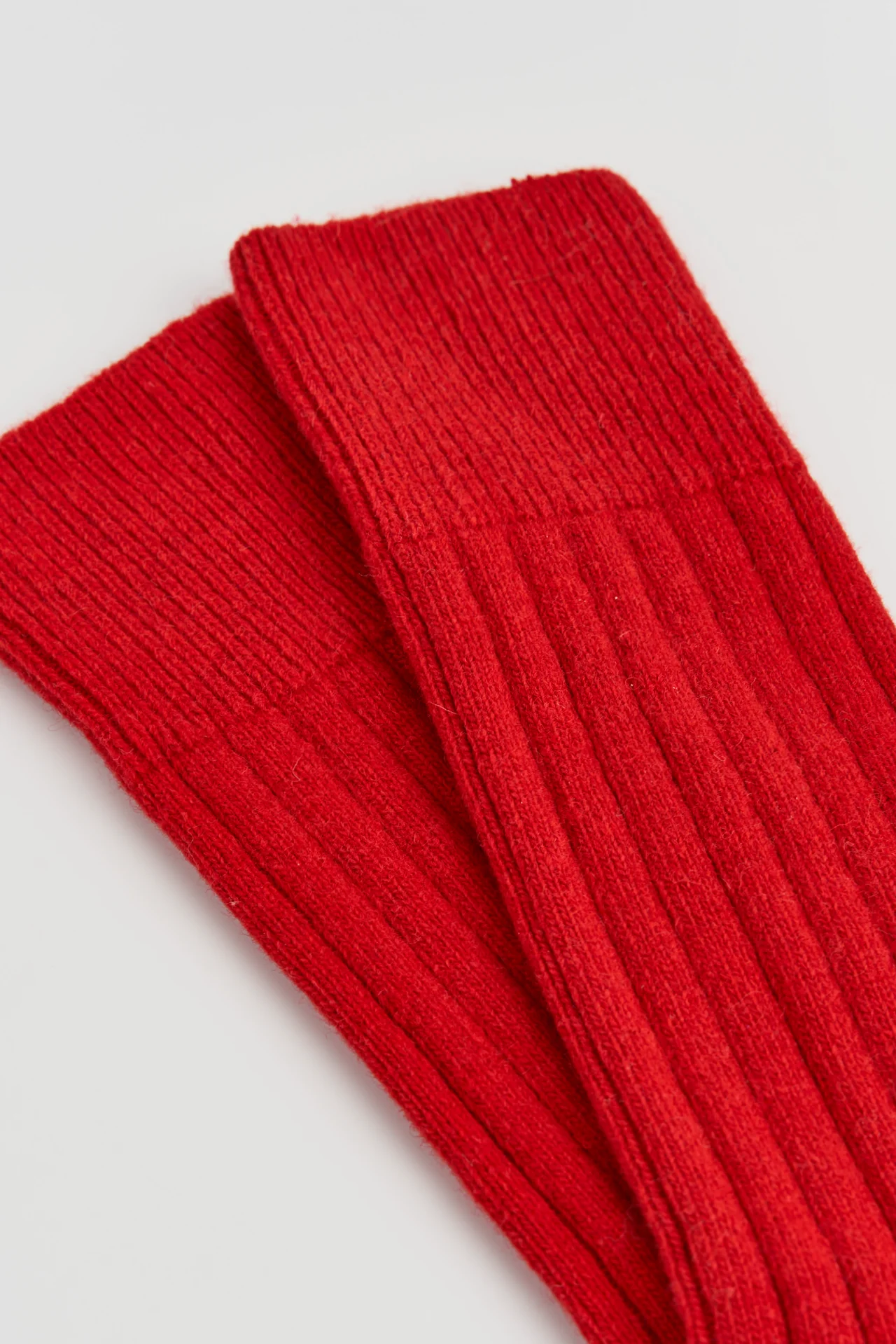 Postbox Red Merino Bed Socks - Image 3