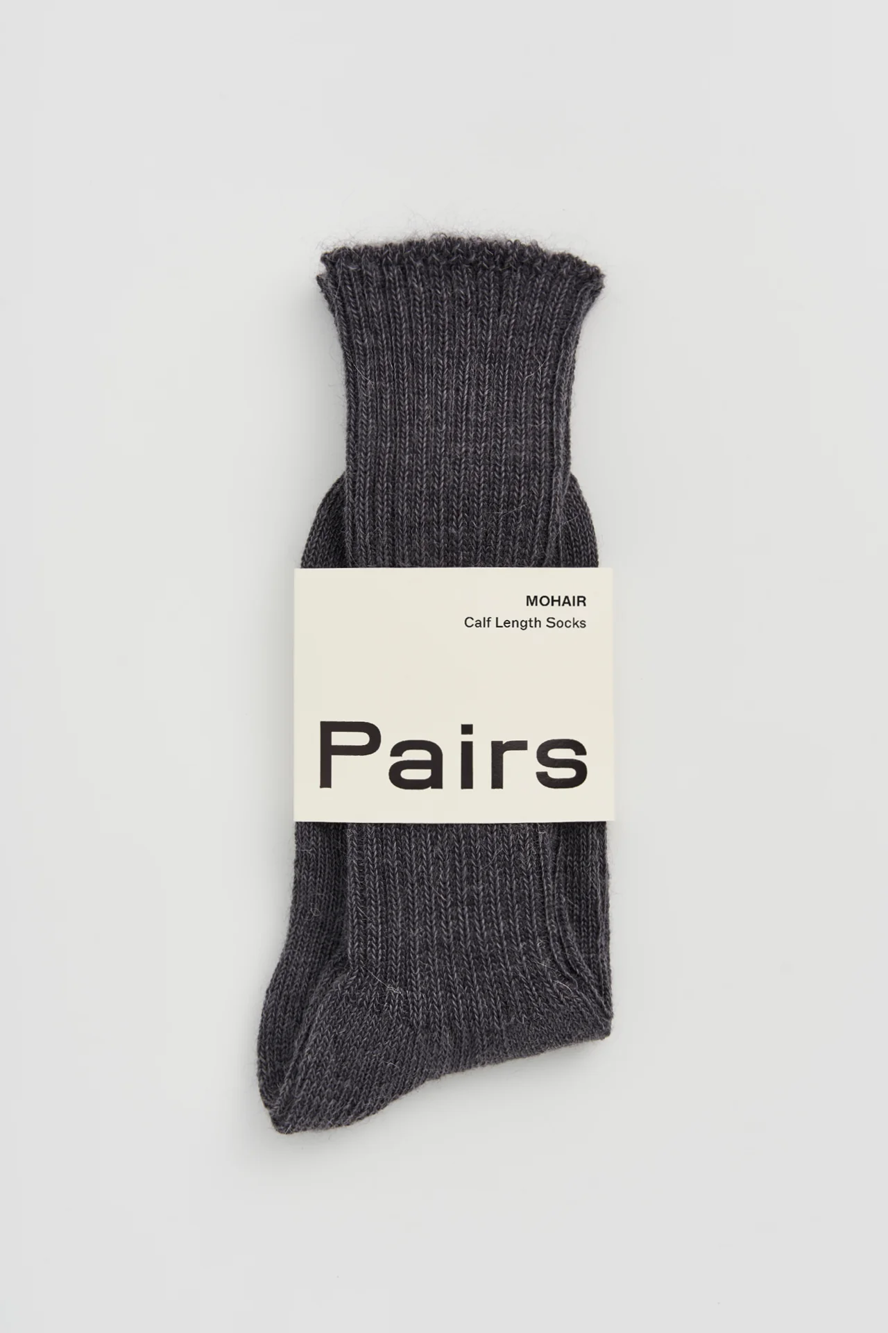 Storm Grey Mohair Socks - Image 3