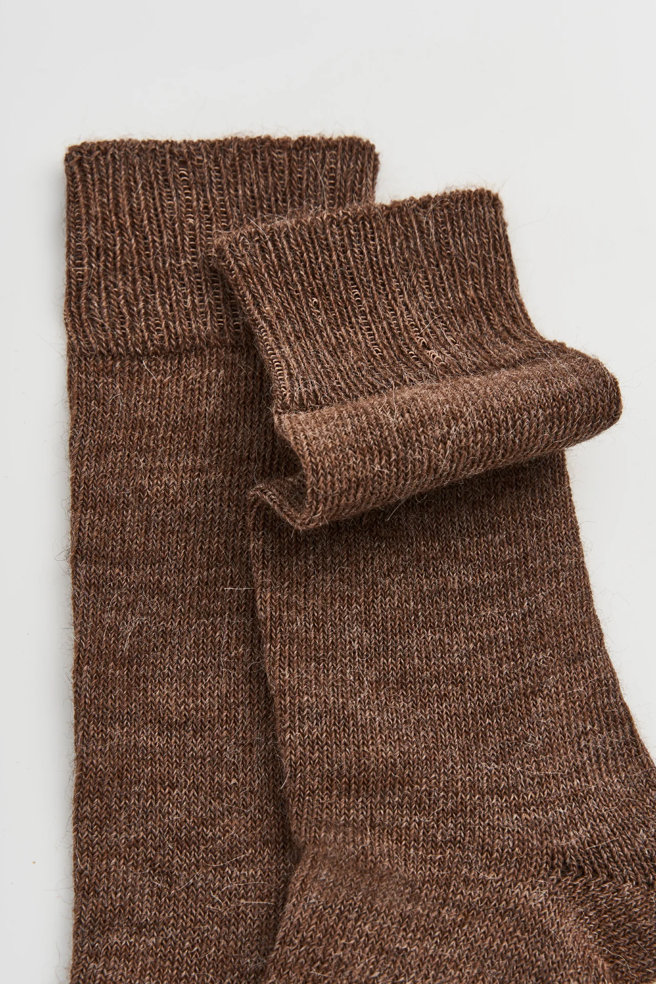 Treacle Brown Alpaca Socks - Image 3