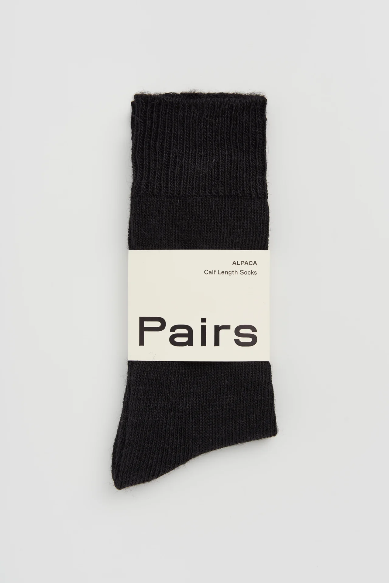 True Black Alpaca Socks - Image 3