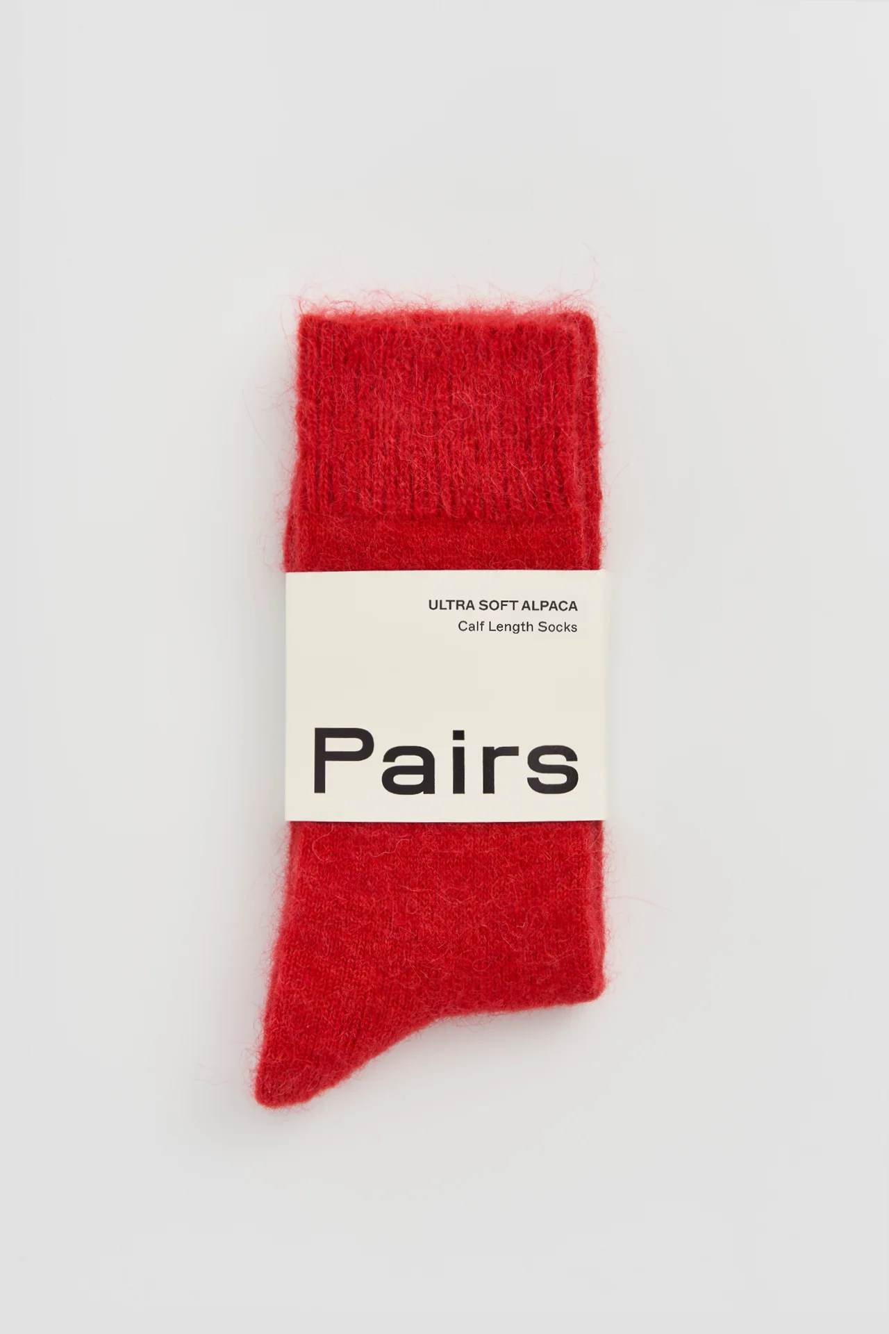 Postbox Red Ultra Soft Alpaca Socks - Image 4